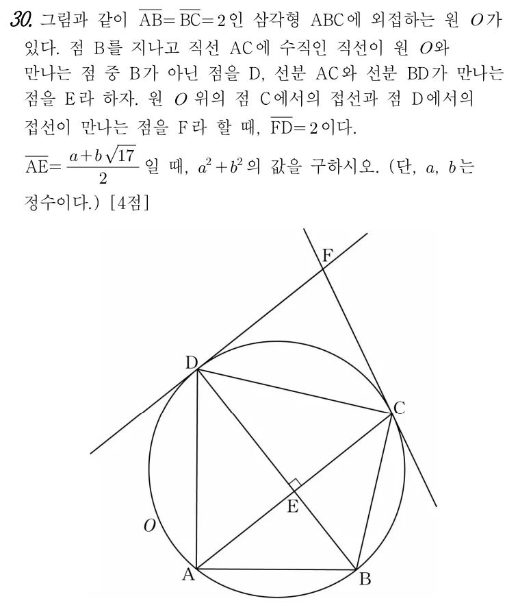 2023년 3월 모의고사 30번 문제