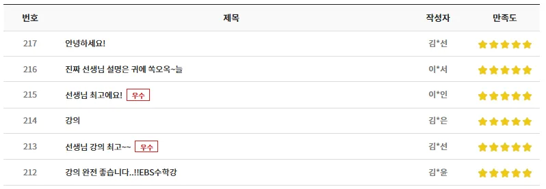 EBS 올리드 개념 유형 강의 수강 후기