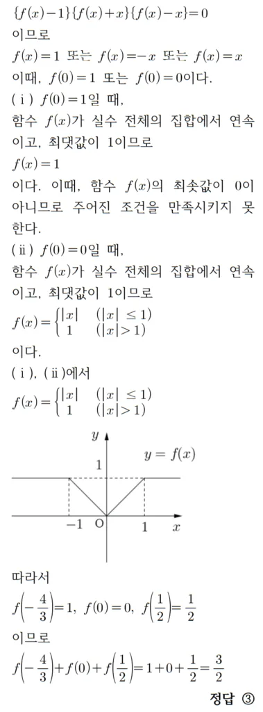 2022 수학 수능 기출문제 풀이 홀수형 12