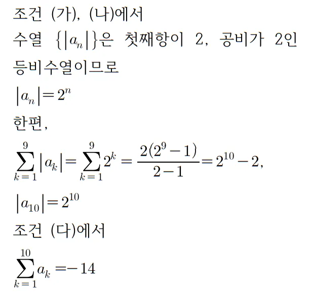 2022 수학 수능 기출문제 풀이 홀수형 21