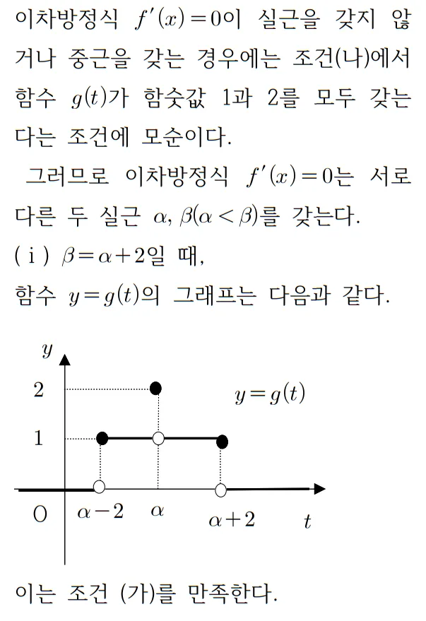 2022 수학 수능 기출문제 풀이 홀수형 22