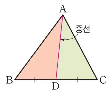 삼각형의 중선