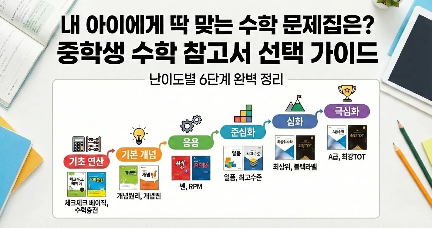중학생 수학 참고서 선택 가이드