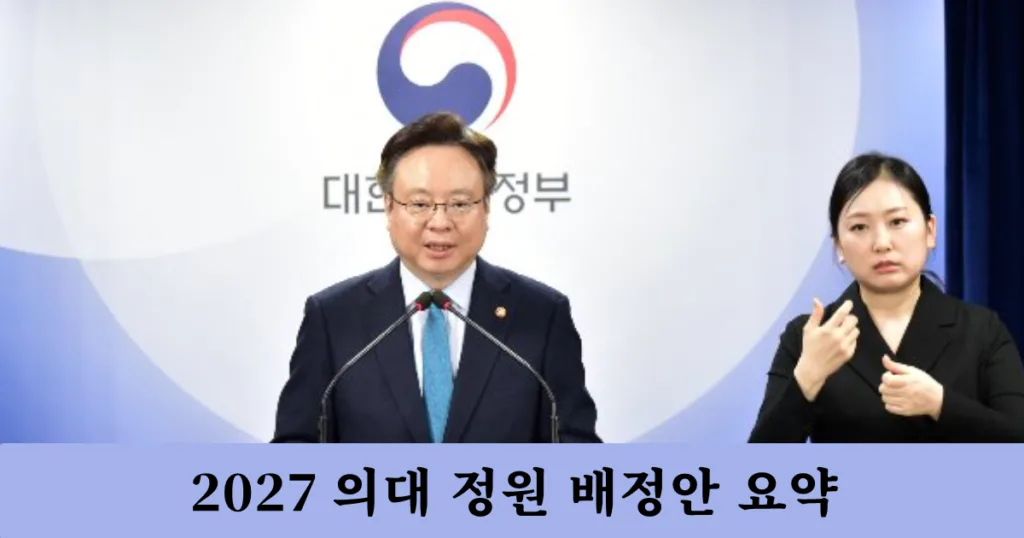 2027 의대 증원 배정안, 여론, 입시 영향